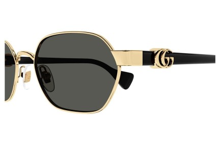 Sunčane naočale Gucci GG1593S 001 Ovalni Zlatni