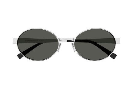 Sunčane naočale Saint Laurent SL692 002 Okrugao Srebrni