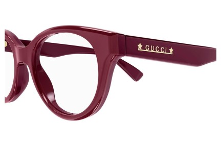 Naočale Gucci GG1590O 006 Okrugao Crveni