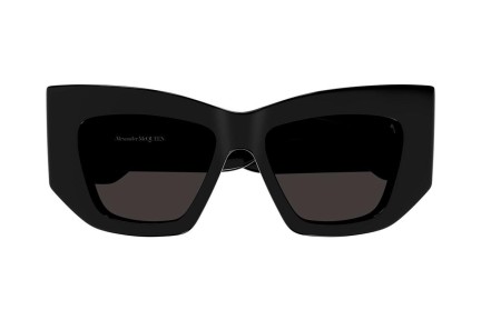 Sunčane naočale Alexander McQueen AM0448S 001 Cat Eye Crni