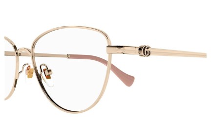 Naočale Gucci GG1595O 002 Cat Eye Zlatni