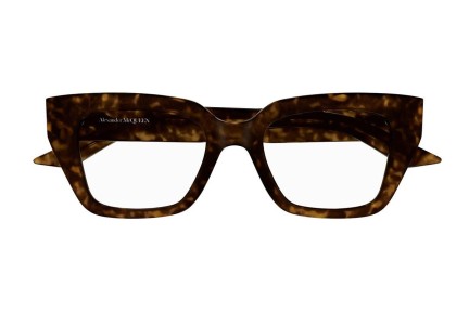 Naočale Alexander McQueen AM0453O 002 Cat Eye Havana