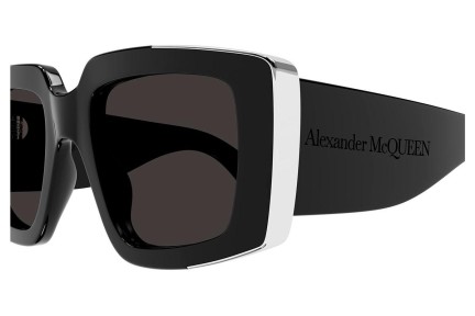 Sunčane naočale Alexander McQueen AM0446S 001 Kvadratni Crni