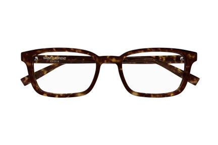 Naočale Saint Laurent SL671 002 Kvadratni Havana