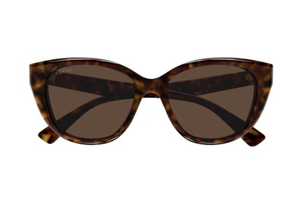 Sunčane naočale Gucci GG1588S 002 Cat Eye Havana