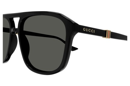 Sunčane naočale Gucci GG1494S 001 Pilotski Crni