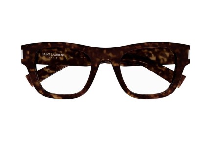 Naočale Saint Laurent SL698 002 Pravokutan Havana