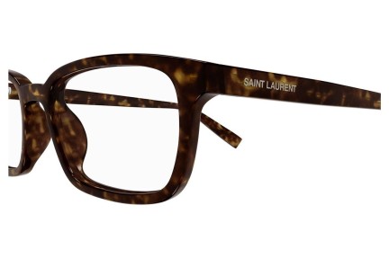 Naočale Saint Laurent SL671 002 Kvadratni Havana