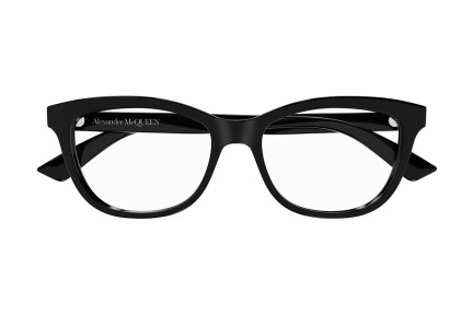 Naočale Alexander McQueen AM0461O 001 Cat Eye Crni