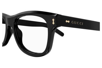 Naočale Gucci GG1526O 005 Kvadratni Crni