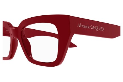 Naočale Alexander McQueen AM0453O 003 Cat Eye Crveni