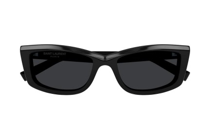 Sunčane naočale Saint Laurent SL658 001 Cat Eye Crni