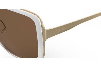 Sunčane naočale Smith AVELINE VK6/SP Polarized Kvadratni Bijeli