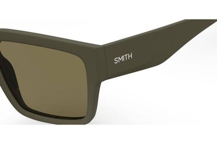 Sunčane naočale Smith LINEUP B59/L7 Polarized Pravokutan Zeleni