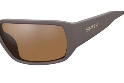 Sunčane naočale Smith HOOKSET 79U/L5 Polarized Pravokutan Smeđi