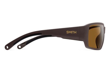 Sunčane naočale Smith HOOKSET 79U/L5 Polarized Pravokutan Smeđi