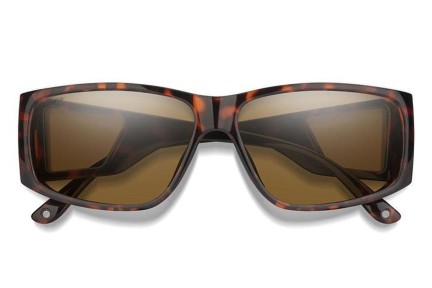 Sunčane naočale Smith MONROEPEAK 086/L5 Polarized Pravokutan Havana