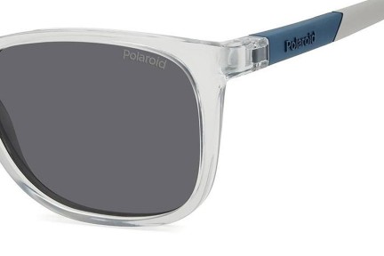 Sunčane naočale Polaroid Junior PLD8058/S KB7/M9 Polarized Pravokutan Sivi