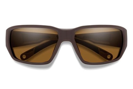 Sunčane naočale Smith HOOKSET 79U/L5 Polarized Pravokutan Smeđi