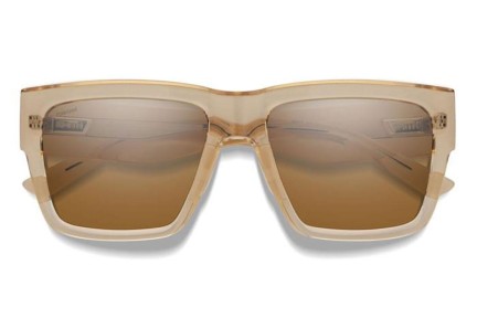 Sunčane naočale Smith LINEUP HAM/L5 Polarized Pravokutan Bež