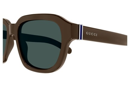 Sunčane naočale Gucci GG1508S 004 Pravokutan Smeđi