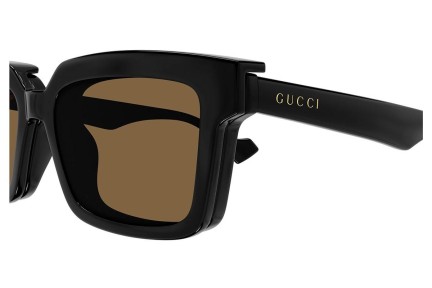 Sunčane naočale Gucci GG1543S 004 Pravokutan Crni