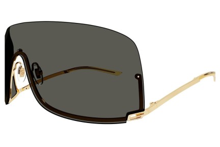 Sunčane naočale Gucci GG1560S 001 Spojene | Shield Zlatni