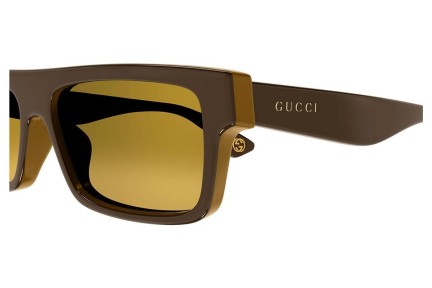 Sunčane naočale Gucci GG1616S 002 Kvadratni Smeđi