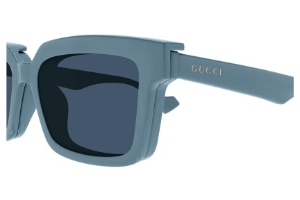 Sunčane naočale Gucci GG1543S 003 Pravokutan Plavi