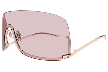 Sunčane naočale Gucci GG1560S 004 Spojene | Shield Zlatni