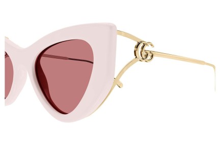 Sunčane naočale Gucci GG1565S 003 Cat Eye Ružičasti