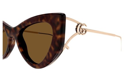 Sunčane naočale Gucci GG1565S 002 Cat Eye Havana