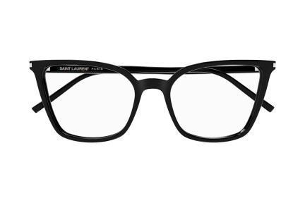 Naočale Saint Laurent SL669 002 Cat Eye Crni