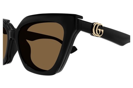 Sunčane naočale Gucci GG1542S 001 Cat Eye Crni