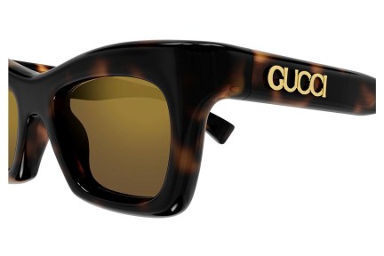 Sunčane naočale Gucci GG1773S 015 Cat Eye Havana