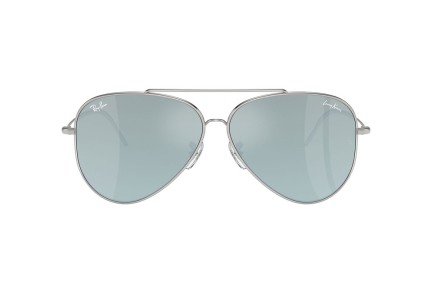 Sunčane naočale Ray-Ban Aviator Reverse x Lenny Kravitz RBR0101S 003/30 Pilotski Srebrni