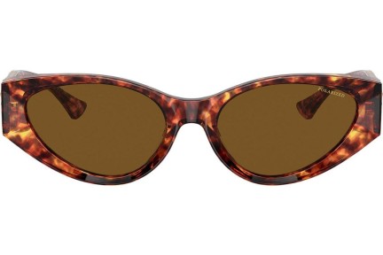 Sunčane naočale Versace VE4454 543783 Polarized Cat Eye Havana