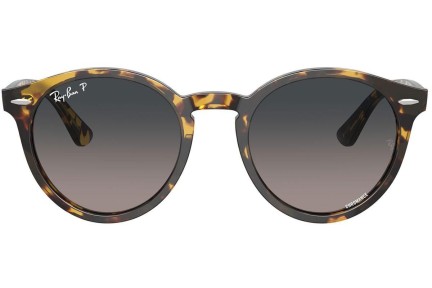 Sunčane naočale Ray-Ban Larry RB7680S 1332GL Polarized Okrugao Havana