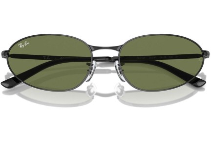 Sunčane naočale Ray-Ban RB3734 002/B1 Ovalni Crni