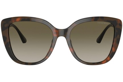 Sunčane naočale Emporio Armani EA4214U 60608E Cat Eye Havana