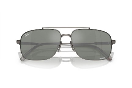 Sunčane naočale Ray-Ban Michael Titanium RB8096 165/GK Polarized Pravokutan Sivi