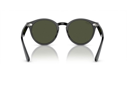 Sunčane naočale Ray-Ban Larry RB7680S 901/31 Okrugao Crni