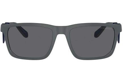 Sunčane naočale Emporio Armani EA4219 610387 Polarized Kvadratni Sivi