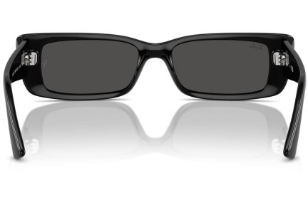 Sunčane naočale Ray-Ban RB4425 667787 Pravokutan Crni