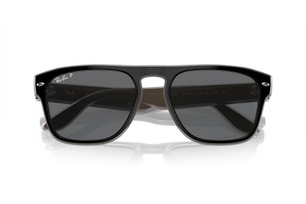 Sunčane naočale Ray-Ban RB4407 673381 Polarized Kvadratni Crni