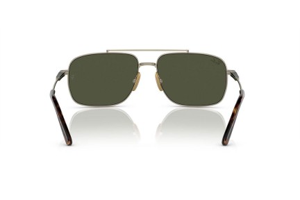 Sunčane naočale Ray-Ban Michael Titanium RB8096 926531 Pravokutan Smeđi