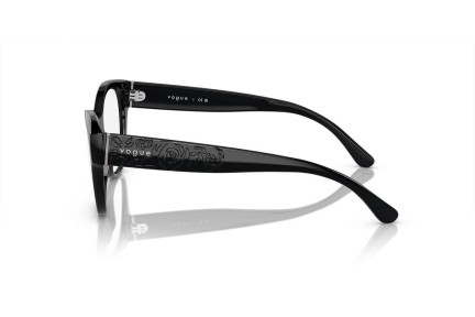 Naočale Vogue Eyewear VO5527 W44 Cat Eye Crni