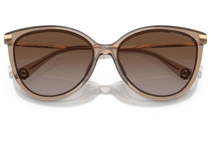 Sunčane naočale Michael Kors Dupont MK2184U 3938T5 Polarized Cat Eye Smeđi