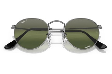 Sunčane naočale Ray-Ban Round Metal RB3447 004/G4 Polarized Okrugao Sivi