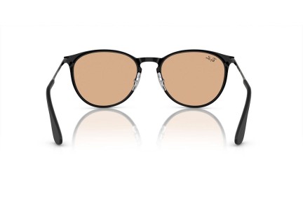 Sunčane naočale Ray-Ban Erika Metal RB3539 002/93 Okrugao Crni